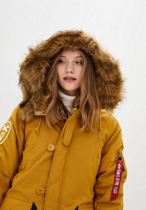 

Парка Alpha Industries, Желтый, Alpha Industries MP002XW15BB1