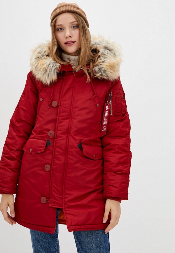 

Парка Alpha Industries, Красный, N-3b W