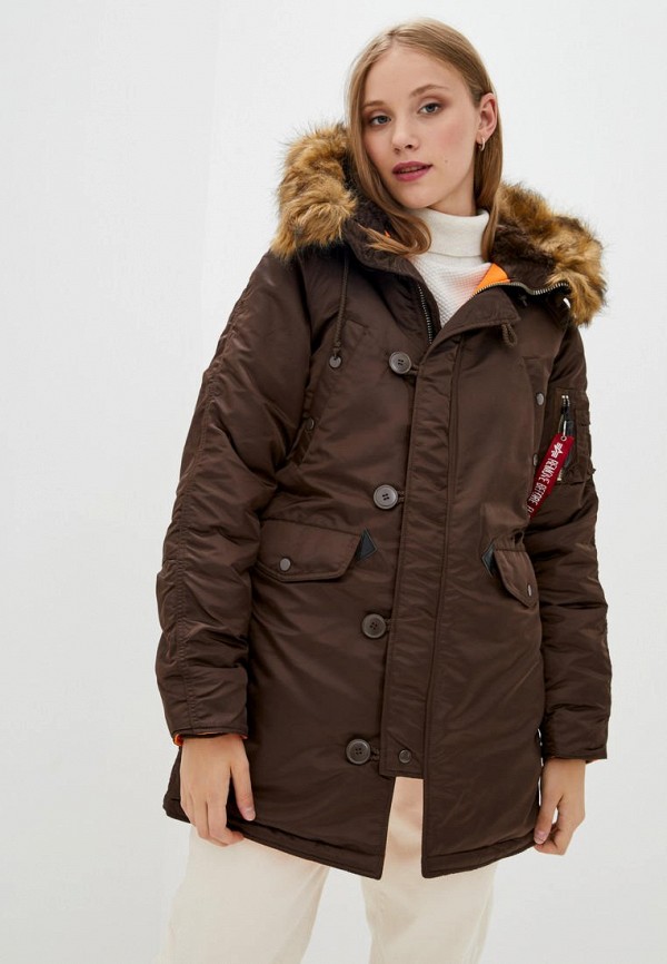

Парка Alpha Industries, Коричневый, Alpha Industries MP002XW15BB4