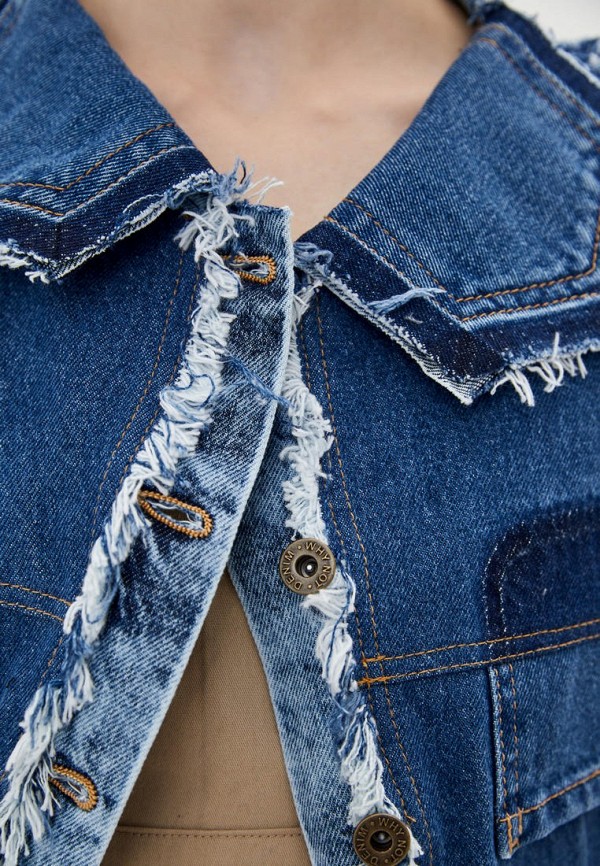 

Жилет джинсовый WhyNotDenim, Синий, WhyNotDenim MP002XW15CCR