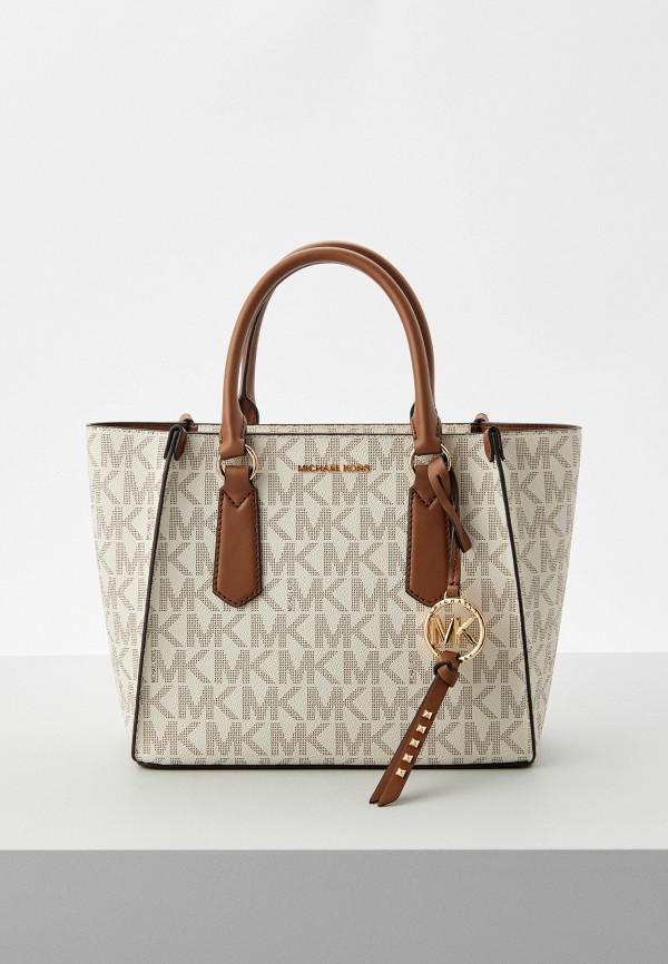 

Сумка и брелок Michael Michael Kors, Бежевый