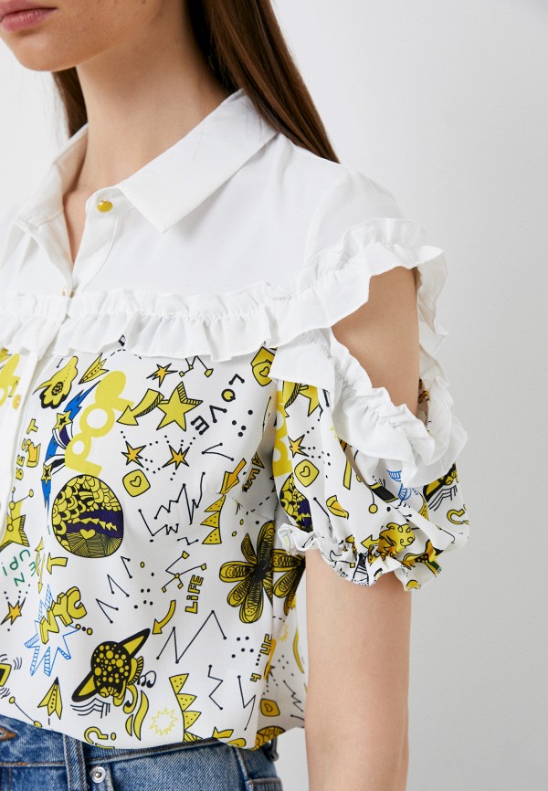 Блуза Selisa белый, размер 48, фото 4