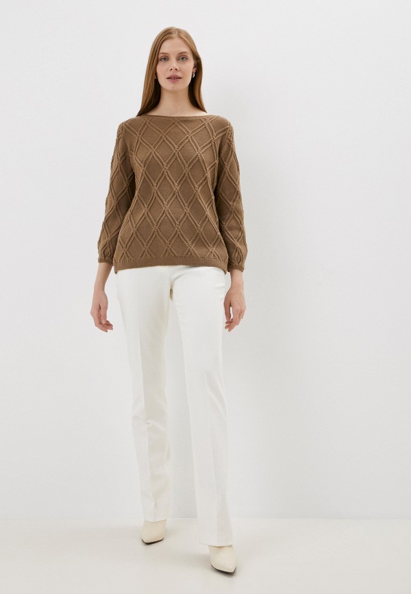 Джемпер Tom Tailor коричневый, размер 44, фото 2