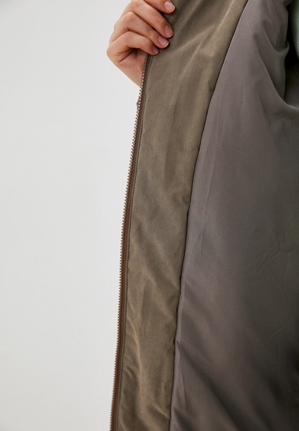 Куртка утепленная SashaOstrov цвет коричневый  Фото 4