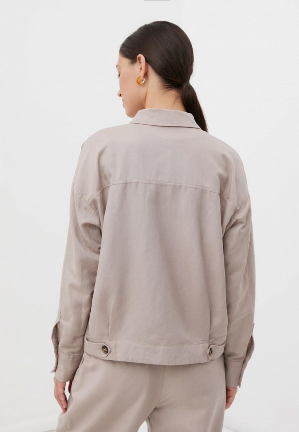 Жакет Finn Flare коричневый, размер 50, фото 3