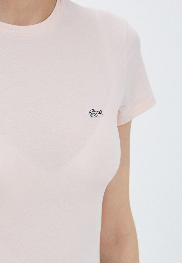 Футболка Lacoste розовый, размер 42, фото 3