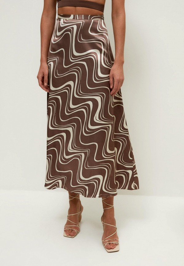 

Юбка Zarina, Коричневый, Limited collection Namibia