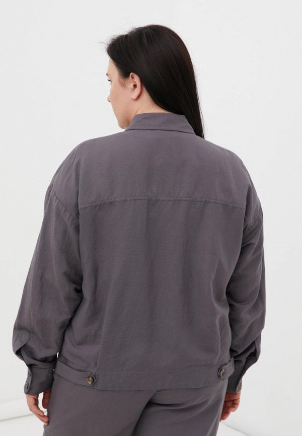 Жакет Finn Flare серый, размер 62, фото 3