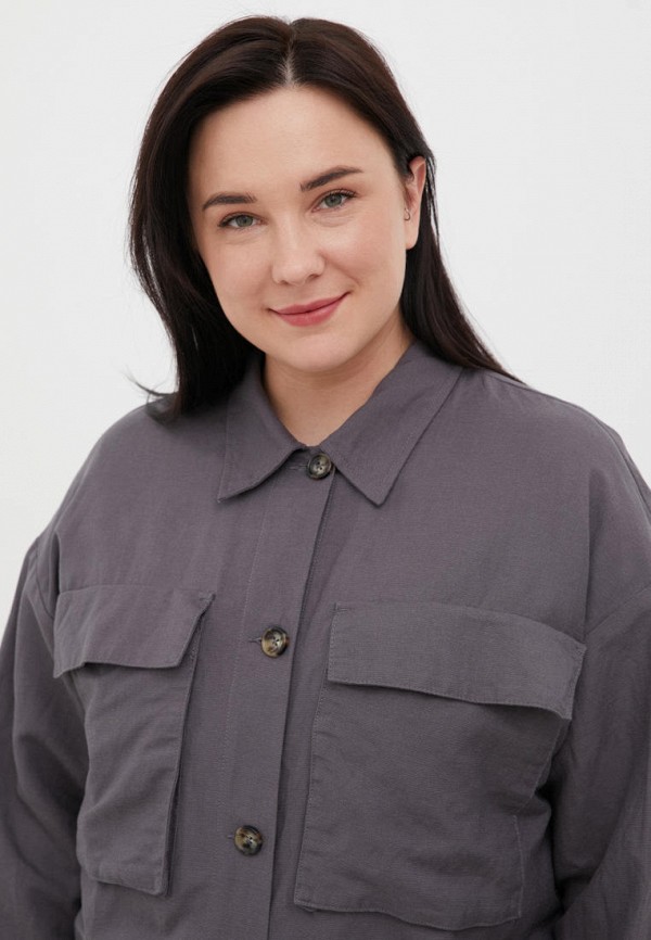 Жакет Finn Flare серый, размер 62, фото 5