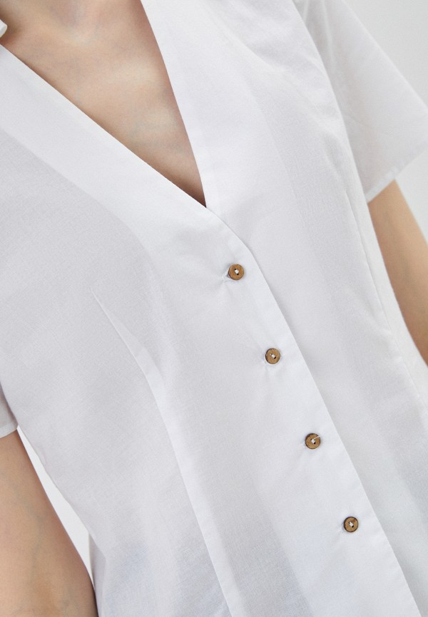 Рубашка Zlatoni цвет белый  Фото 4