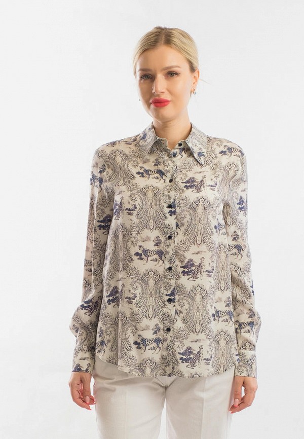 

Блуза Pinko, Бежевый, SMORZARE CAMICIA