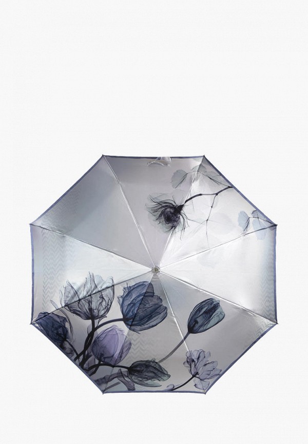 Зонт складной Fabretti цвет серебряный 