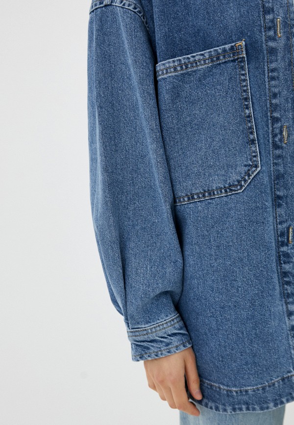Рубашка джинсовая Whitney цвет синий  Фото 4