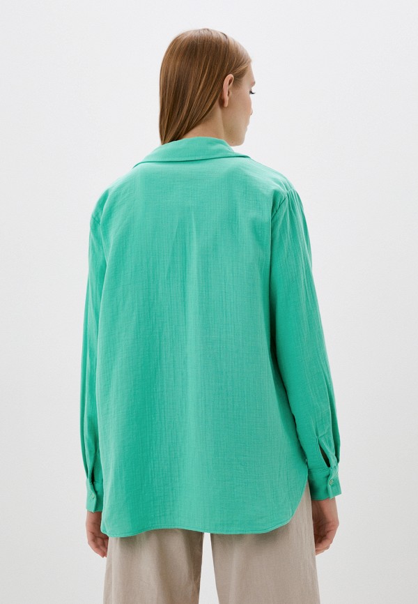 Рубашка DeFacto цвет зеленый  Фото 3
