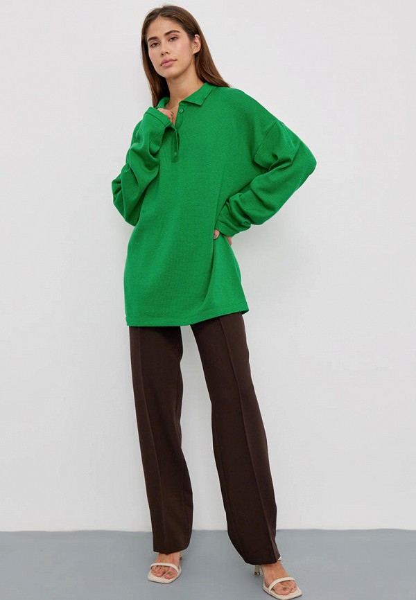 Поло Kivi Clothing цвет зеленый  Фото 2
