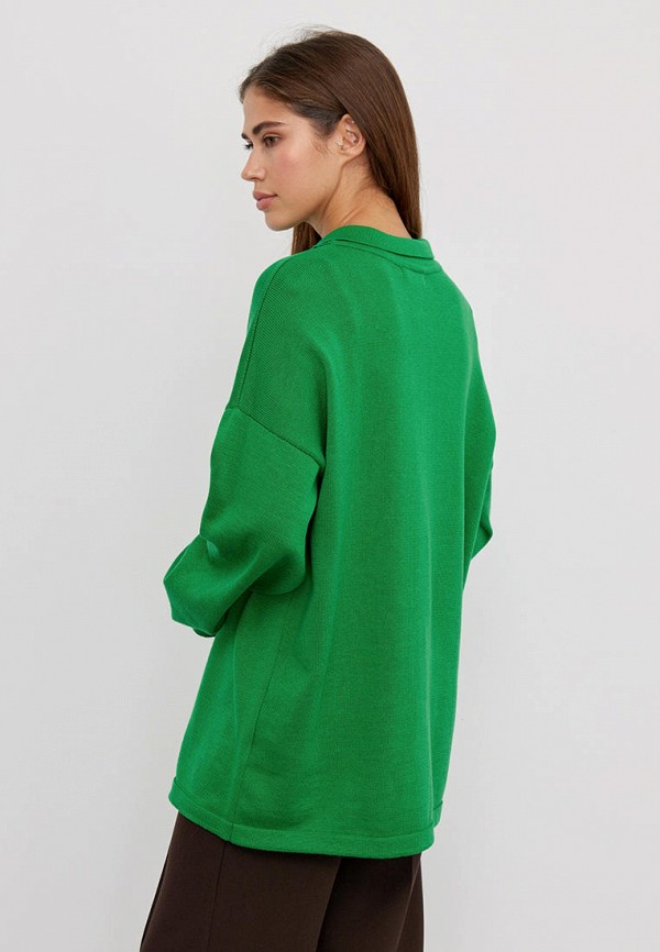 Поло Kivi Clothing цвет зеленый  Фото 3