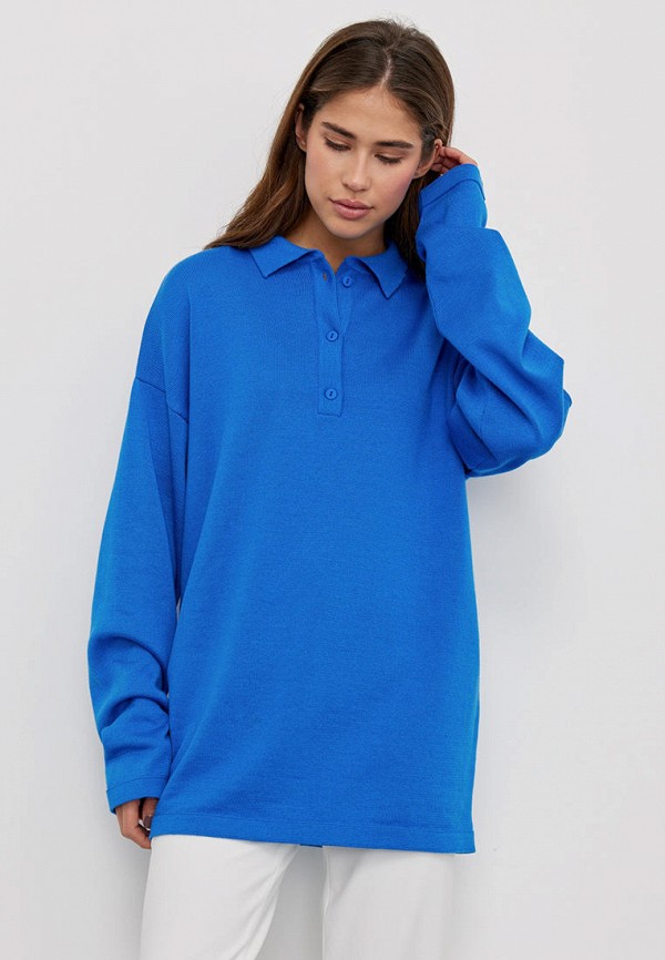 Поло Kivi Clothing цвет синий  Фото 4