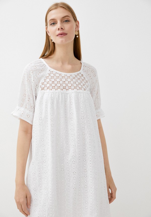 Платье Fabretti цвет белый  Фото 2