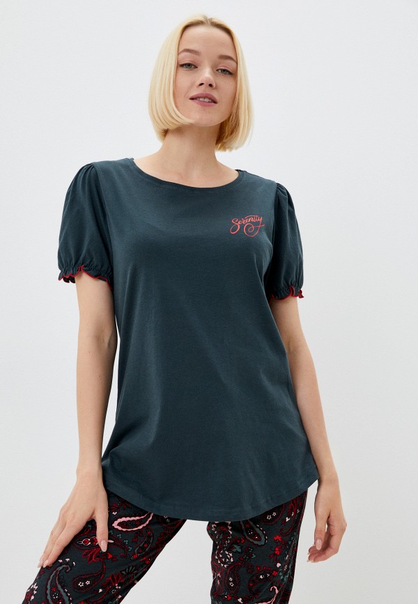 Пижама Vienetta зеленый, размер 48, фото 2