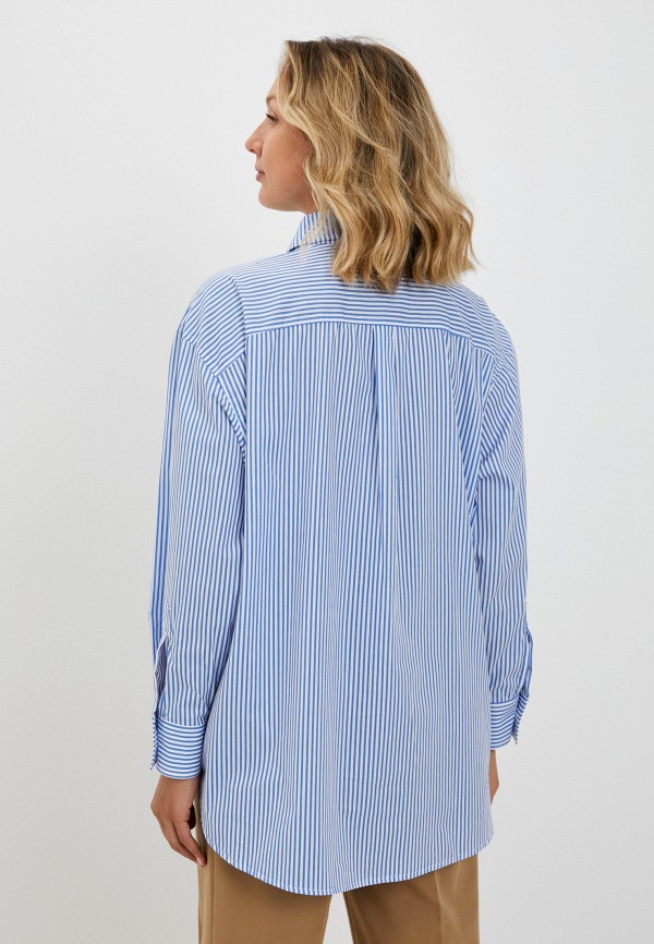 Рубашка Plain цвет синий  Фото 3