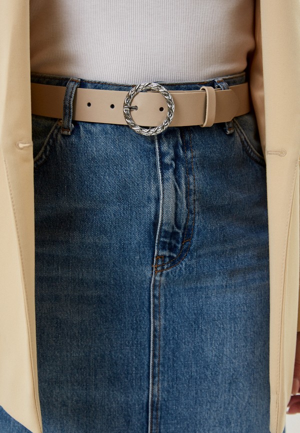 Ремень Silver Fish бежевый, размер 112, фото 3