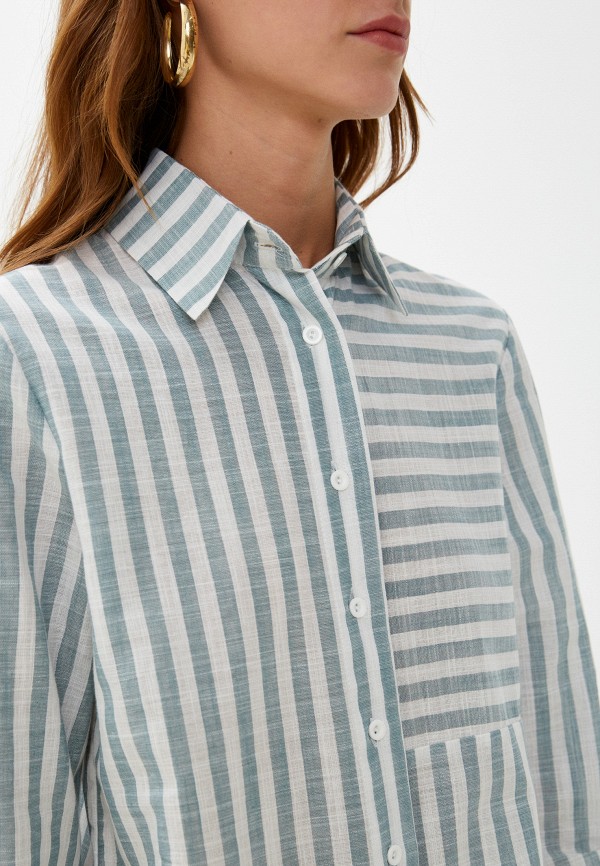 Туника Mironi бирюзовый, размер 48, фото 4