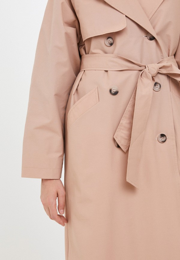 Плащ Tobeone бежевый, размер 44, фото 4