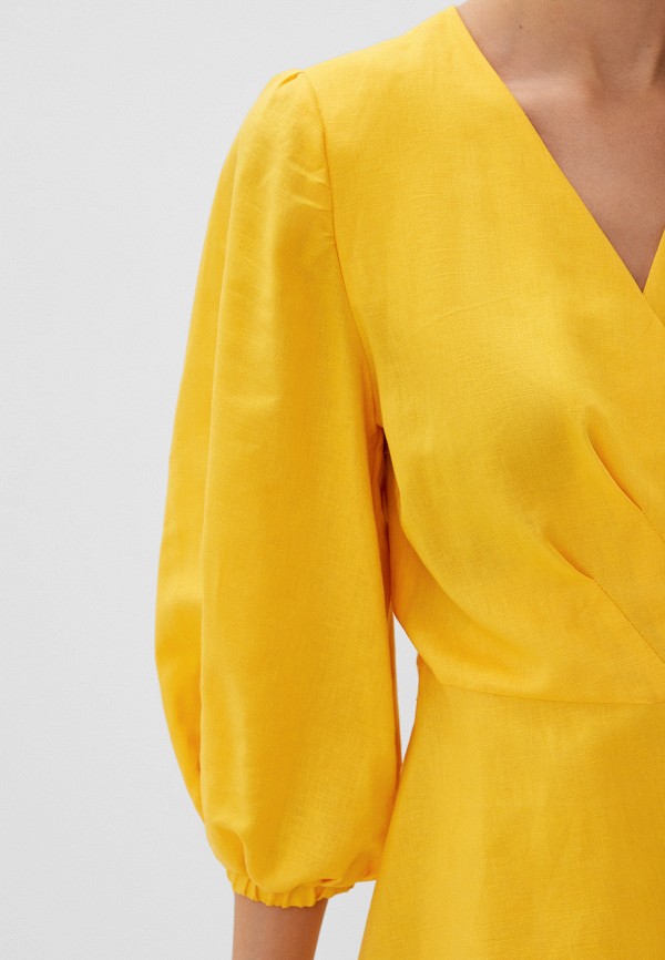 Платье Tobeone желтый, размер 50, фото 4