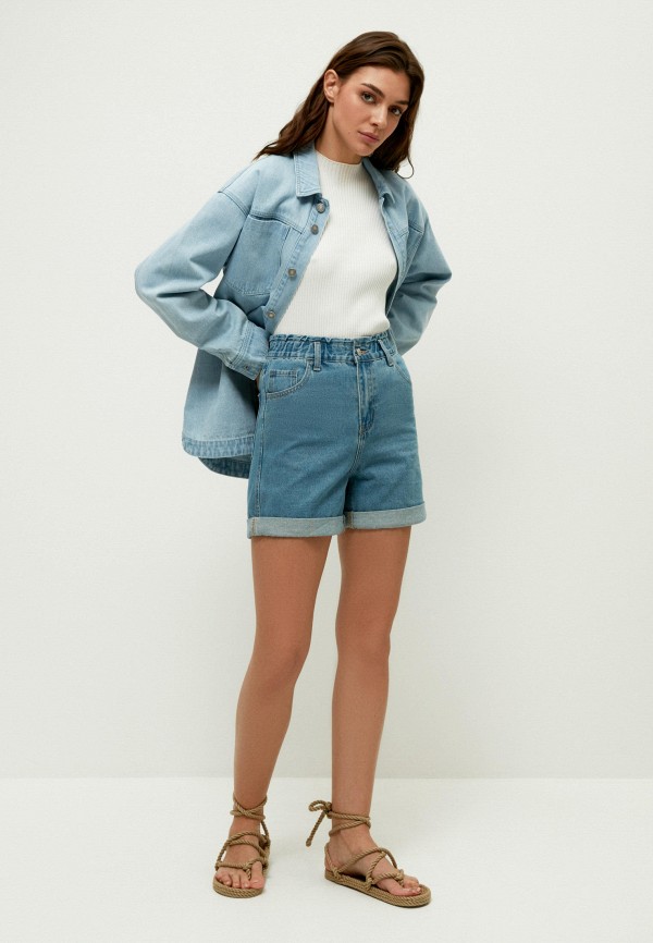 фото Шорты джинсовые zarina