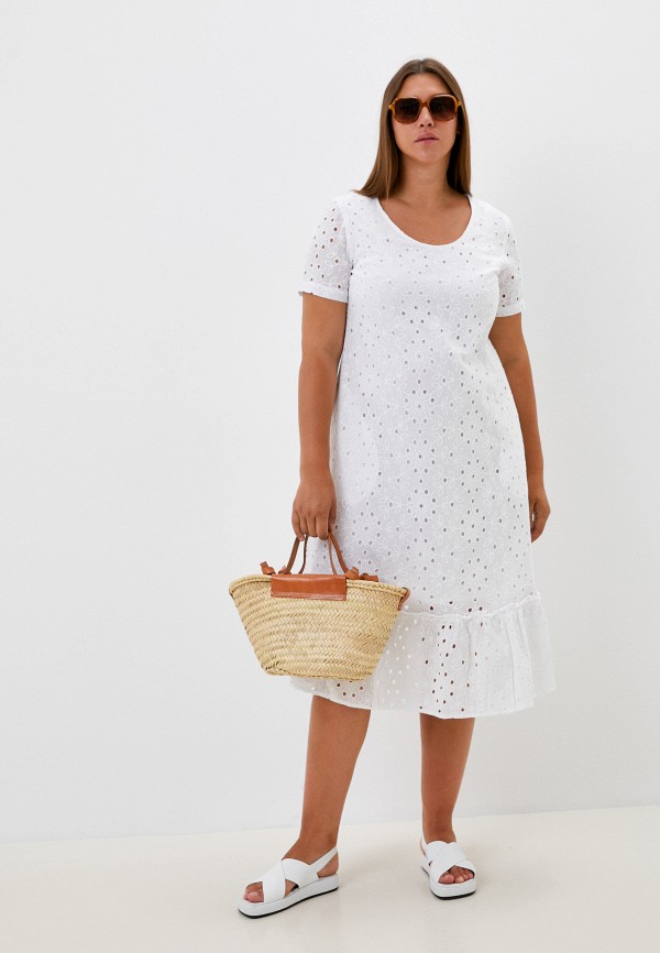 Платье Fabretti белого цвета