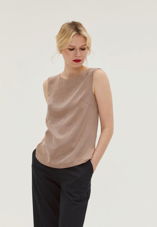 Блуза Eterlique цвет бежевый  Фото 4
