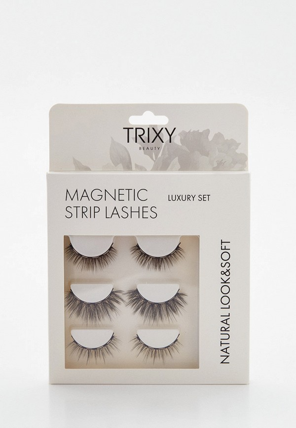 пинцет щипцы для накладных ресниц trixy beauty eyelash tweezers 1 Набор для наращивания ресниц Trixy Beauty с магнитной подводкой и пинцетом
