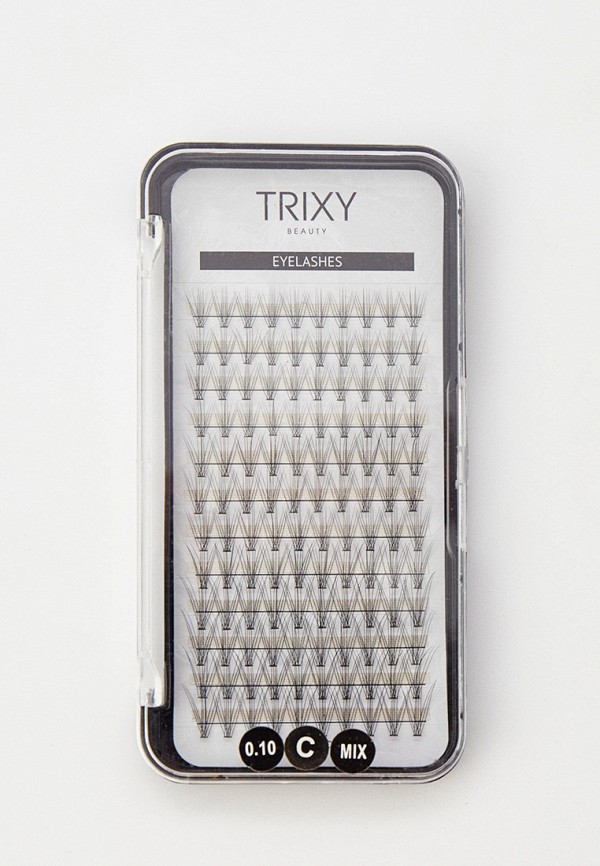 пинцет щипцы для накладных ресниц trixy beauty eyelash tweezers 1 Пучки накладных ресниц Trixy Beauty для естественного объема и удлинения