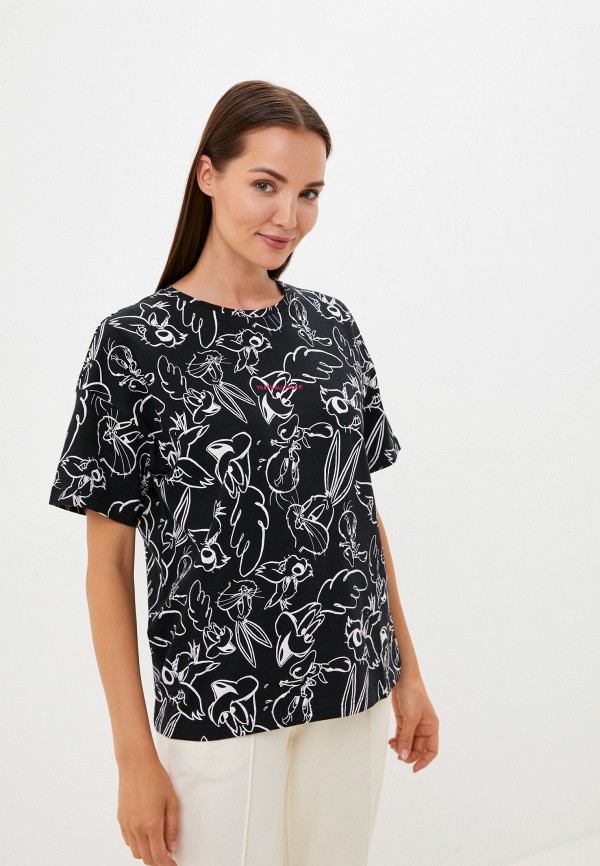 

Футболка Sela, Черный, DIANA OVERSIZE FIT