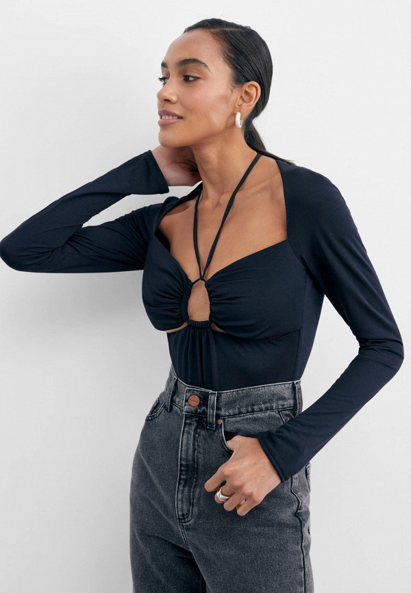 

Боди I Am Studio, Черный, Exclusive for Lamoda