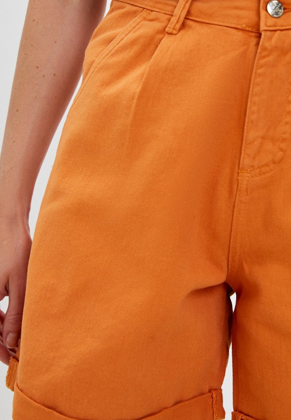 Шорты джинсовые Mossmore цвет оранжевый  Фото 4