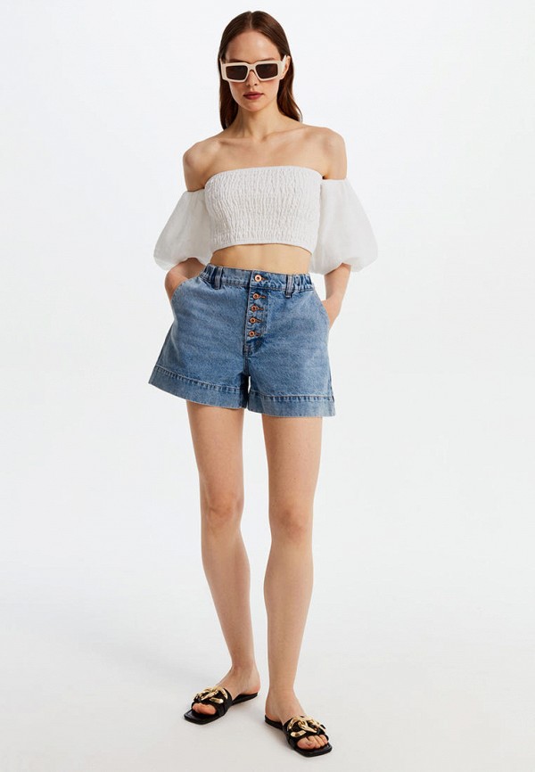 фото Шорты джинсовые love republic