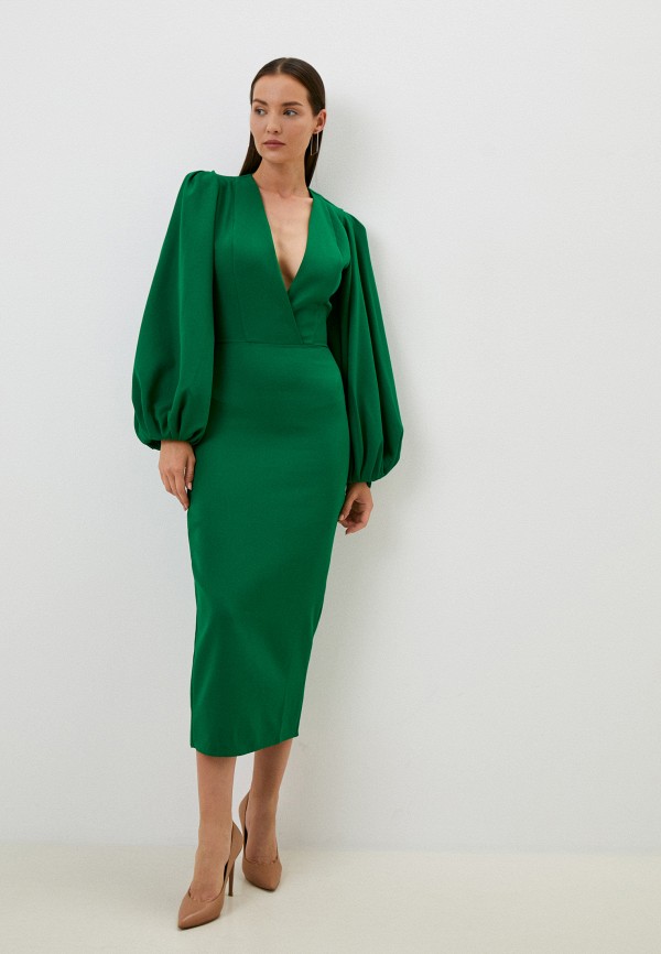 Платье Lipinskaya-Brand цвет зеленый 