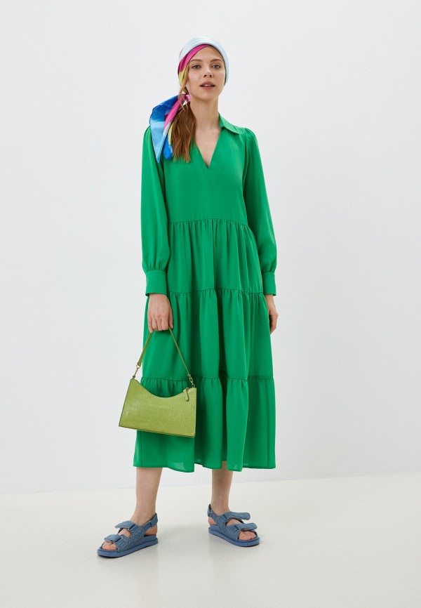 Платье Villagi зеленый  MP002XW163FX