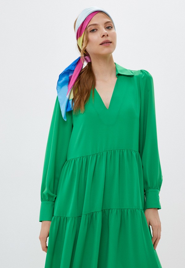 Платье Villagi зеленый, размер 42, фото 2