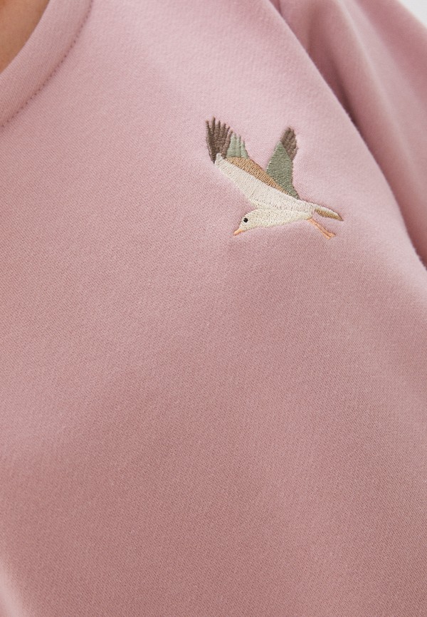 Свитшот Берегите Птиц цвет розовый  Фото 4