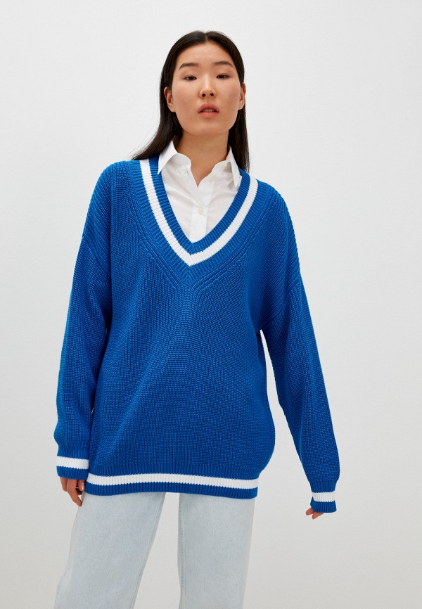 Пуловер LMP цвет синий 