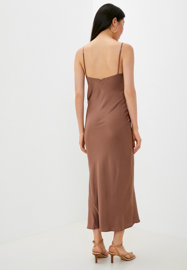 Платье LMP коричневый, размер 48, фото 3