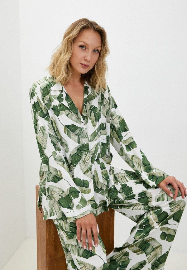 Блуза Elena Andriadi зеленого цвета