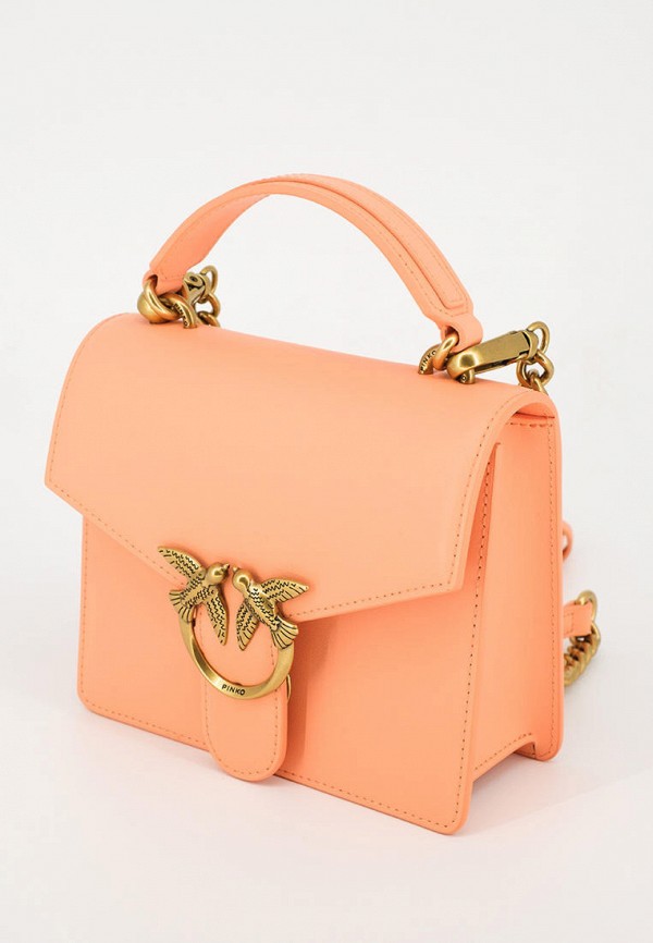 

Сумка Pinko, Оранжевый, LOVE MINI TOP HANDLE SIMPLY