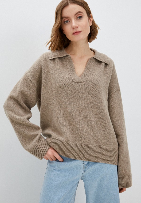 Пуловер Lscv цвет коричневый 