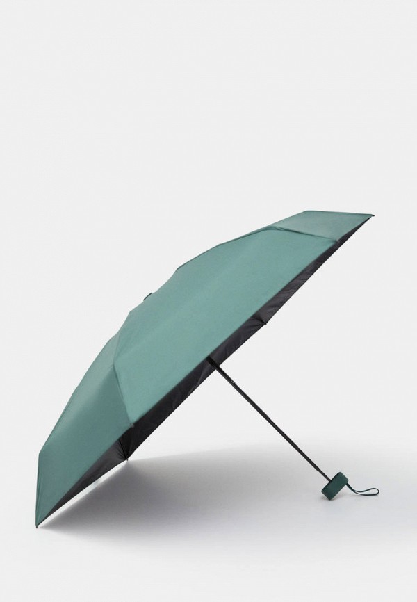 Зонт складной Finn Flare зеленого цвета