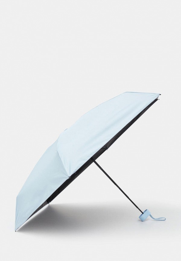 Зонт складной Finn Flare голубого цвета