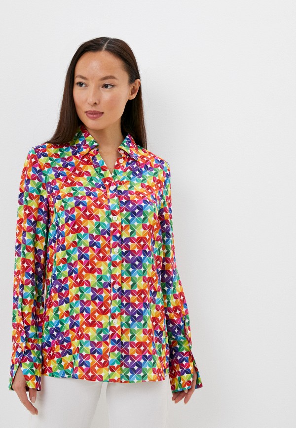Блуза Belucci цвет разноцветный 