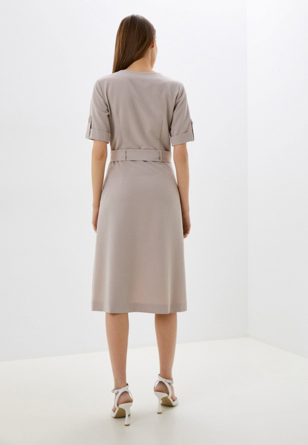 Платье Nelva бежевый, размер 46, фото 3